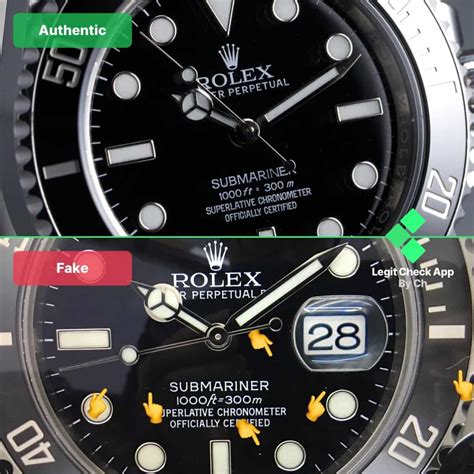 how to tell a real rolex submariner|how to tell genuine Rolex.